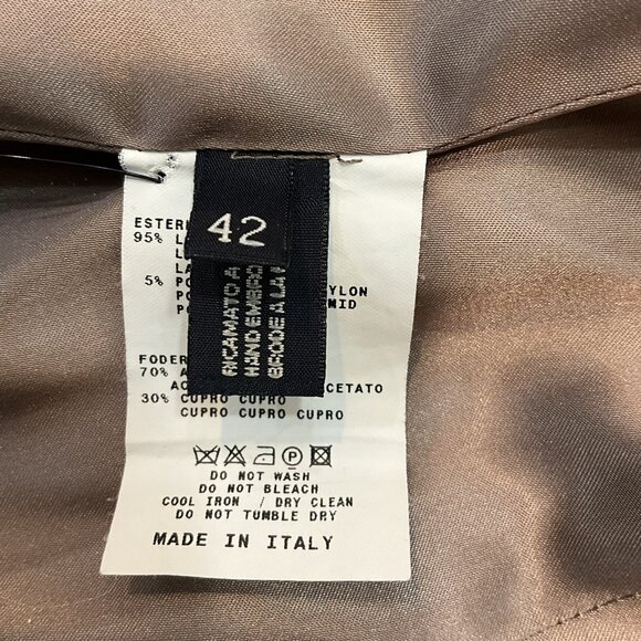 Etro Milano Wool Coat With Sequin Detail . Made in Italy. IT 42 - Picture 7 of 8